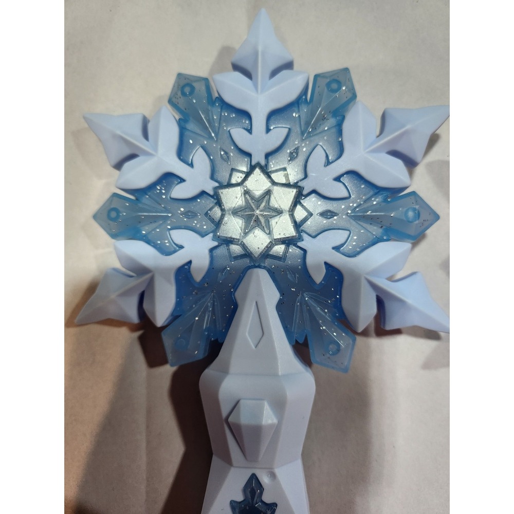 (3) Frozen Light Up Snowflake Wands, 13", 2 -Blue, 1-Pink, Lights & Sounds Work! - Picture 6 of 16